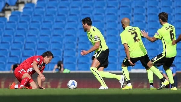 Gordon Greer in Action: Brighton & Hove Albion vs Sevilla FC, 2015 Pre-Season Friendly