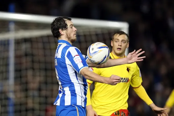 Framed Print : Gordon Greer in Action: Brighton & Hove Albion vs. Watford, December 29, 2012 Framed Print : Gordon Greer in Action: Brighton & Hove Albion vs. Watford, December 29, 2012