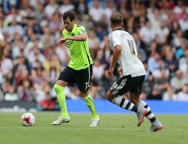 Gordon Greer Leads Brighton and Hove Albion in Championship Clash against Fulham (August 15, 2015)