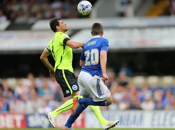 Gordon Greer Leads Brighton and Hove Albion in Championship Showdown against Ipswich Town (August 2015)