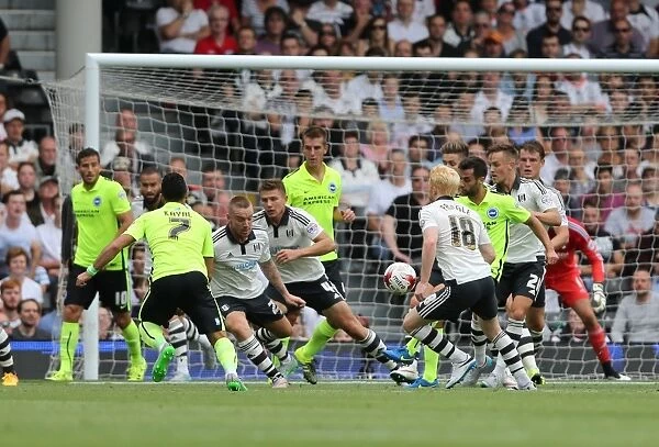 Gordon Greer Leads Brighton and Hove Albion in Sky Bet Championship Clash Against Fulham (15 / 08 / 2015)