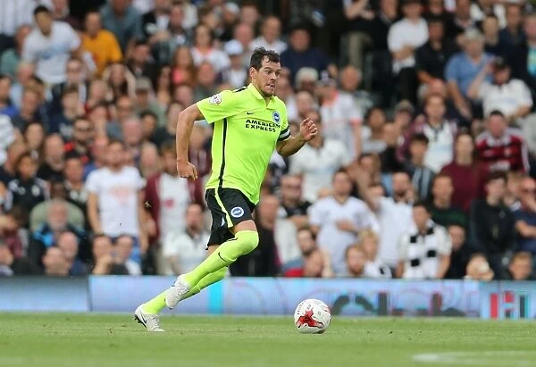 Gordon Greer Leads Brighton and Hove Albion in Sky Bet Championship Clash at Fulham (August 2015)