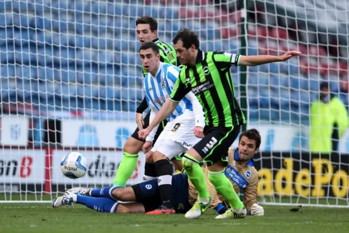 Framed Print : Gordon Greer Saves the Day: Brighton & Hove Albion vs. Wolves, Championship Clash, November 2012 Framed Print : Gordon Greer Saves the Day: Brighton & Hove Albion vs. Wolves, Championship Clash, November 2012