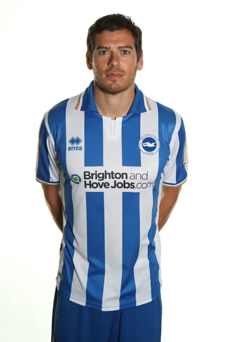 Framed Print : Gordon Greer: The Unyielding Icon of Brighton and Hove Albion FC