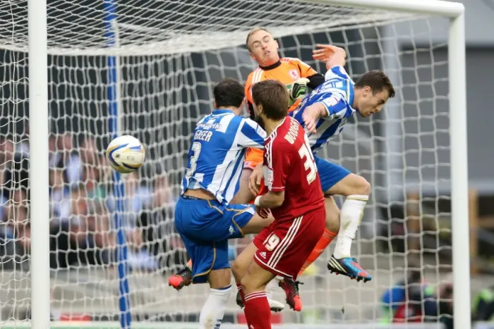 Framed Print : Gordon Greer's Close Call: Brighton & Hove Albion vs. Middlesbrough, October 20, 2012 Framed Print : Gordon Greer's Close Call: Brighton & Hove Albion vs. Middlesbrough, October 20, 2012