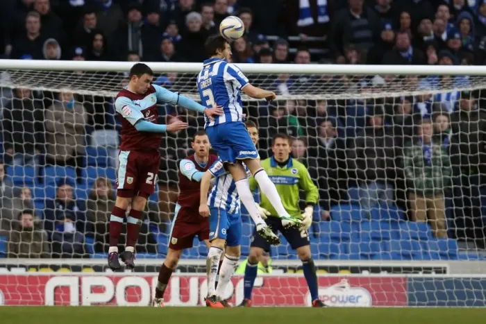 Framed Print : Gordon Greer's Return: Brighton & Hove Albion vs Burnley, Npower Championship, Amex Stadium, February 23, 2013 Framed Print : Gordon Greer's Return: Brighton & Hove Albion vs Burnley, Npower Championship, Amex Stadium, February 23, 2013
