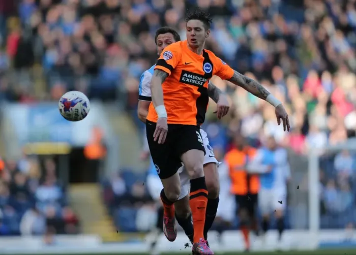 Framed Print : Greg Halford in Action: Blackburn Rovers vs. Brighton and Hove Albion, Sky Bet Championship, Ewood Park, 21st March 2015 Framed Print : Greg Halford in Action: Blackburn Rovers vs. Brighton and Hove Albion, Sky Bet Championship, Ewood Park, 21st March 2015
