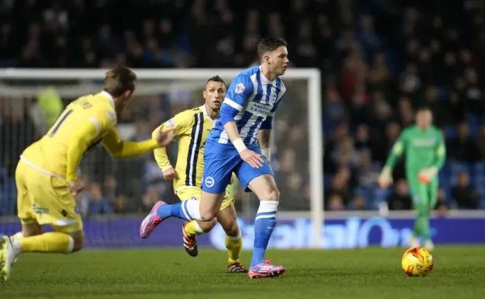 Framed Print : Greg Halford in Action: Brighton & Hove Albion vs. Millwall (12DEC14) Framed Print : Greg Halford in Action: Brighton & Hove Albion vs. Millwall (12DEC14)