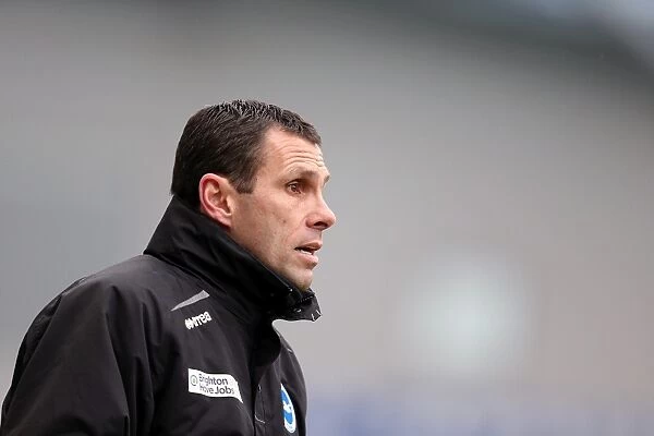 Gus Poyet: Brighton & Hove Albion Manager in Npower Championship Clash Against Burnley at Amex Stadium (February 23, 2013)