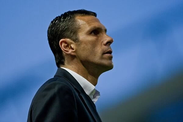 Gus Poyet Guides Brighton & Hove Albion Against Reading in Npower Championship 2012, Amex Stadium