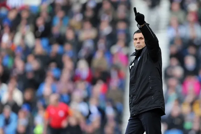 Framed Print : Gus Poyet Guides Brighton & Hove Albion vs Leicester City at Amex Stadium (April 2013) Framed Print : Gus Poyet Guides Brighton & Hove Albion vs Leicester City at Amex Stadium (April 2013)