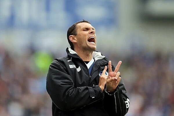 Gus Poyet Leads Brighton & Hove Albion against Wolverhampton Wanderers, Championship Final Matchday, Amex Stadium, May 4, 2013