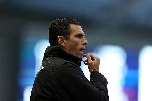 Gus Poyet Leads Brighton & Hove Albion Against Bolton Wanderers, Npower Championship 2012