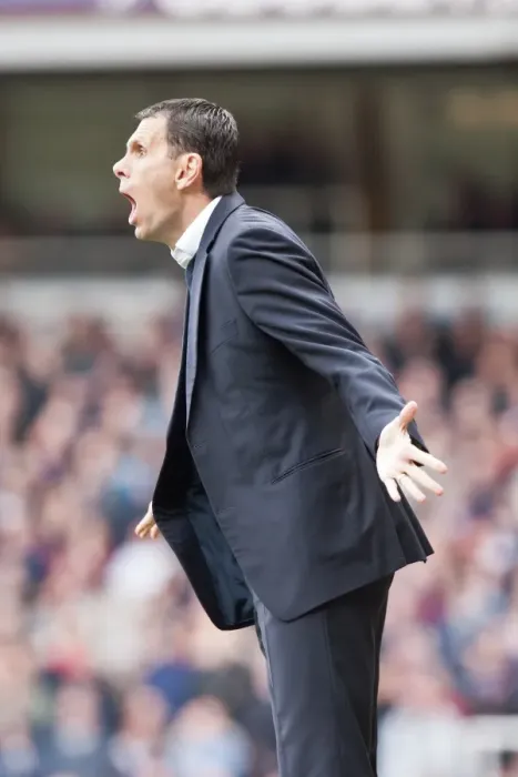 Framed Print : Gus Poyet Leads Brighton & Hove Albion in Championship Clash at Upton Park Against West Ham United (14th April 2012) Framed Print : Gus Poyet Leads Brighton & Hove Albion in Championship Clash at Upton Park Against West Ham United (14th April 2012)