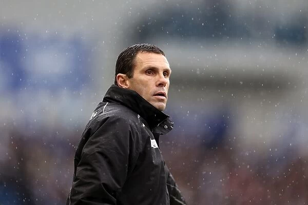 Gus Poyet Leads Brighton & Hove Albion Against Crystal Palace, March 17, 2013