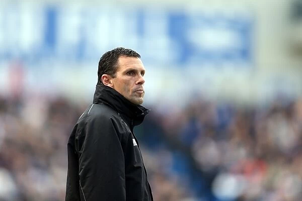 Gus Poyet Leads Brighton & Hove Albion Against Leicester City, April 2013
