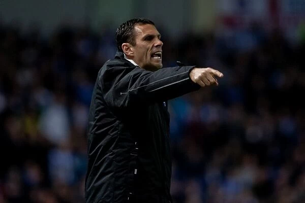 Gus Poyet Leads Brighton & Hove Albion in NPower Championship Clash Against Derby County, March 2012