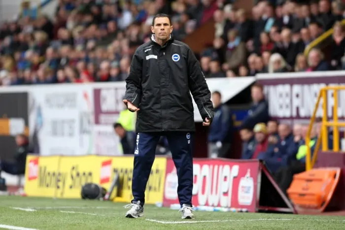 Framed Print : Gus Poyet Leads Brighton & Hove Albion at Turf Moor, Burnley (April 6, 2012) Framed Print : Gus Poyet Leads Brighton & Hove Albion at Turf Moor, Burnley (April 6, 2012)