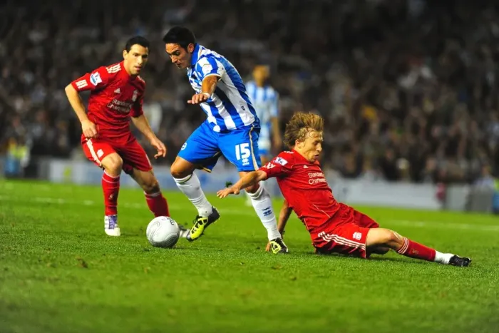 Framed Print : A Home Battle: Brighton & Hove Albion vs. Liverpool (2011-12 Season) Framed Print : A Home Battle: Brighton & Hove Albion vs. Liverpool (2011-12 Season)