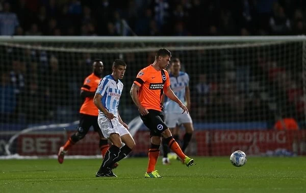 Huddersfield vs Brighton: Danny Holla in Action during the Sky Bet Championship Clash, October 2014
