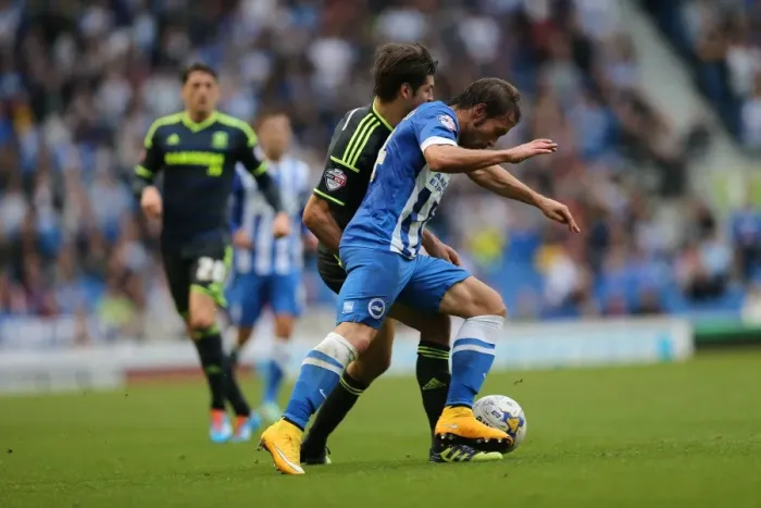 Framed Print : Inigo Calderon in Action: Brighton and Hove Albion vs. Middlesbrough, October 18, 2014 Framed Print : Inigo Calderon in Action: Brighton and Hove Albion vs. Middlesbrough, October 18, 2014