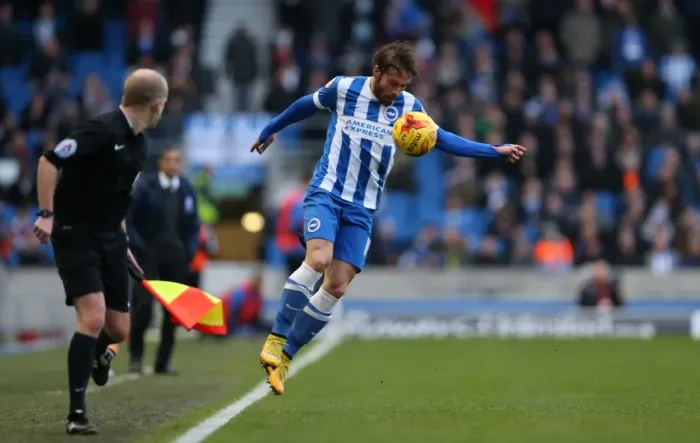 Framed Print : Inigo Calderon in Action: Brighton & Hove Albion vs. Brentford (Sky Bet Championship, January 2015) Framed Print : Inigo Calderon in Action: Brighton & Hove Albion vs. Brentford (Sky Bet Championship, January 2015)