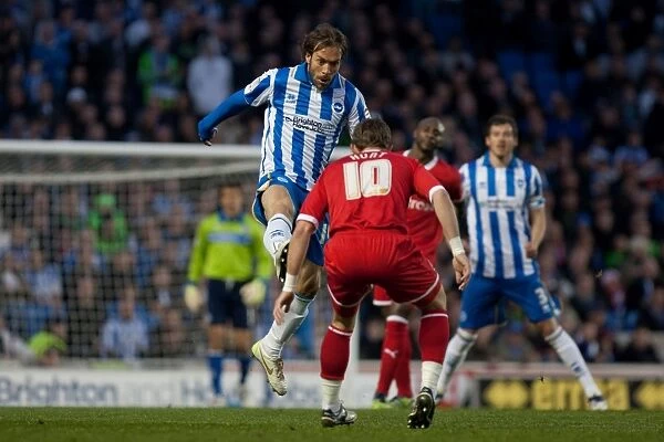 Inigo Calderon's Focus Amidst the Chaos: Brighton & Hove Albion vs Reading, April 10, 2012