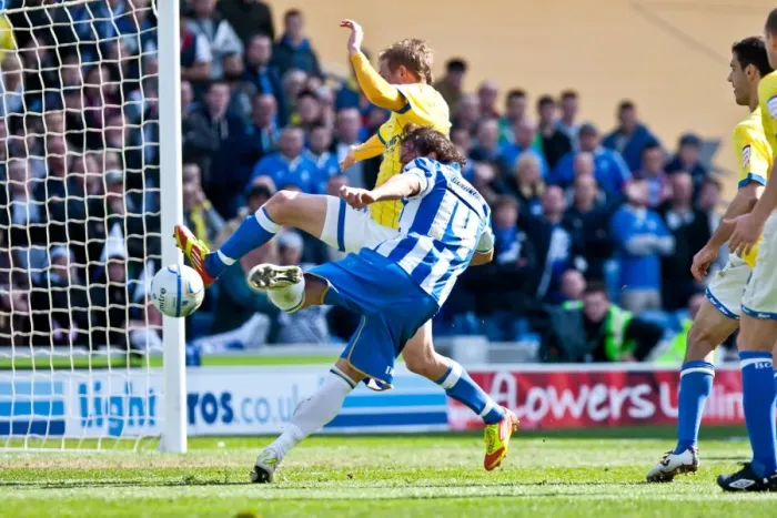 Framed Print : Inigo Calderon's Thrilling Shot at Amex Stadium: Brighton & Hove Albion vs Birmingham City (April 21, 2012) Framed Print : Inigo Calderon's Thrilling Shot at Amex Stadium: Brighton & Hove Albion vs Birmingham City (April 21, 2012)