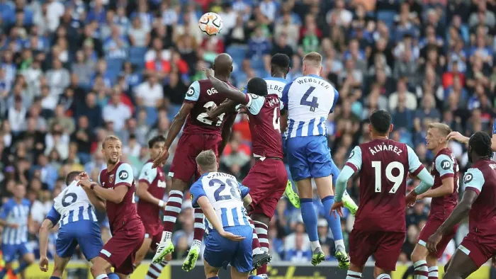 Framed Print : Intense Action: Brighton & Hove Albion vs. West Ham United in the 2023 / 24 Premier League at American Express Stadium Framed Print : Intense Action: Brighton & Hove Albion vs. West Ham United in the 2023 / 24 Premier League at American Express Stadium