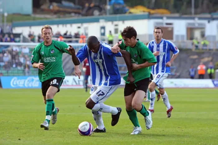 Framed Print : Intense Action: Brighton & Hove Albion vs. Bristol Rovers (2007-08) Framed Print : Intense Action: Brighton & Hove Albion vs. Bristol Rovers (2007-08)