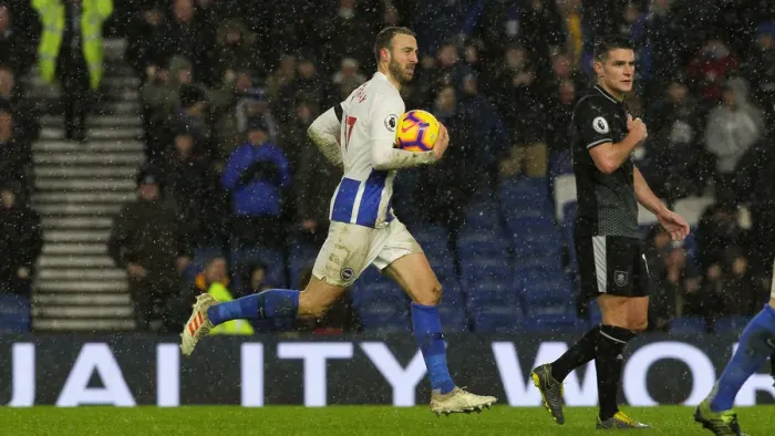 Framed Print : Intense Battle: Brighton and Hove Albion vs. Burnley - Premier League Clash at American Express Community Stadium (February 2019) Framed Print : Intense Battle: Brighton and Hove Albion vs. Burnley - Premier League Clash at American Express Community Stadium (February 2019)