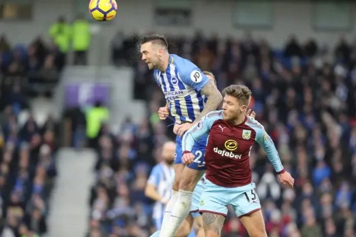 Framed Print : Intense Battle: Duffy vs Hendrick in Brighton & Hove Albion vs Burnley (16DEC17) Framed Print : Intense Battle: Duffy vs Hendrick in Brighton & Hove Albion vs Burnley (16DEC17)