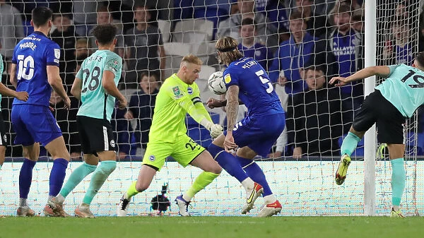 Intense Carabao Cup Battle: Cardiff City vs. Brighton and Hove Albion (24AUG21)