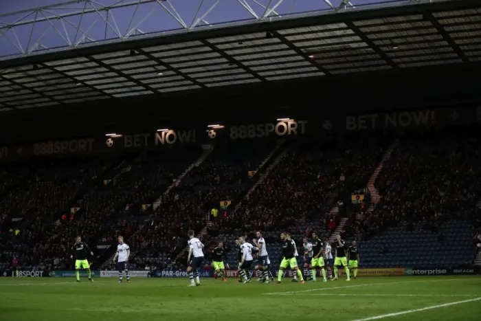 Framed Print : Intense Championship Clash: Preston North End vs Brighton and Hove Albion at Deepdale (14Jan17) Framed Print : Intense Championship Clash: Preston North End vs Brighton and Hove Albion at Deepdale (14Jan17)