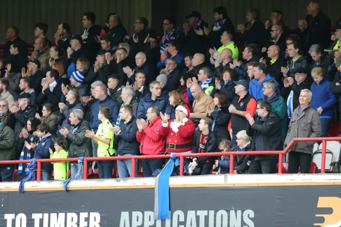 Framed Print : Intense Championship Showdown: Brentford vs. Brighton & Hove Albion at Griffin Park (26DEC15)