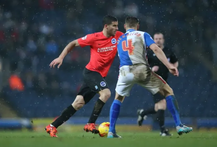 Framed Print : Intense Championship Showdown: Brighton and Hove Albion vs. Blackburn Rovers at Ewood Park (16 January 2016) Framed Print : Intense Championship Showdown: Brighton and Hove Albion vs. Blackburn Rovers at Ewood Park (16 January 2016)