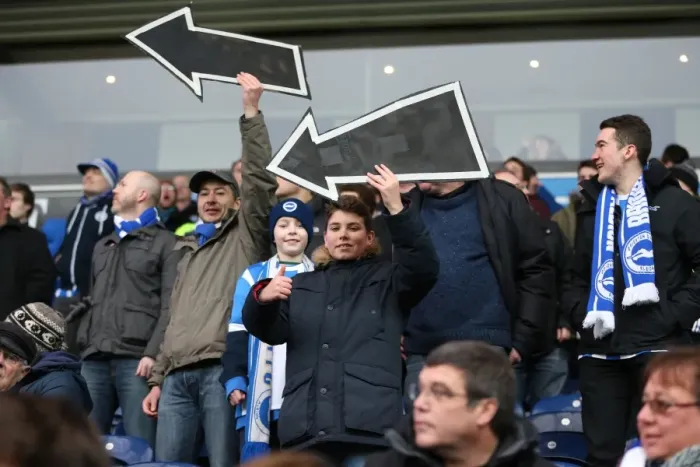 Framed Print : Intense Championship Showdown: Brighton and Hove Albion vs. Blackburn Rovers at Ewood Park (16 January 2016)