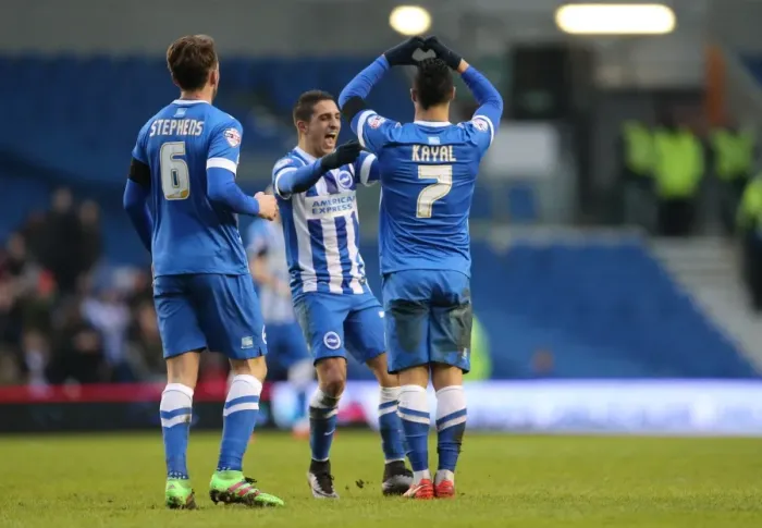 Framed Print : Intense Championship Showdown: Brighton & Hove Albion vs. Bolton Wanderers (13th February 2016) Framed Print : Intense Championship Showdown: Brighton & Hove Albion vs. Bolton Wanderers (13th February 2016)