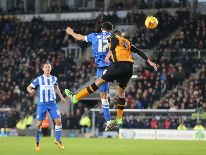 Framed Print : Intense Championship Showdown: Brighton and Hove Albion vs. Hull City, KC Stadium, February 2016 Framed Print : Intense Championship Showdown: Brighton and Hove Albion vs. Hull City, KC Stadium, February 2016