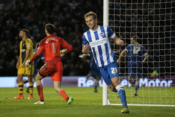 Framed Print : Intense Championship Showdown: Brighton & Hove Albion vs. Fulham (15th April 2016) Framed Print : Intense Championship Showdown: Brighton & Hove Albion vs. Fulham (15th April 2016)
