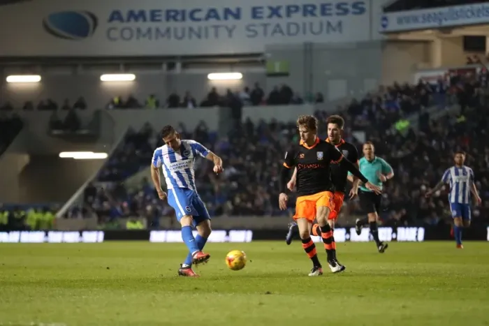 Framed Print : Intense Championship Showdown: Brighton & Hove Albion vs. Sheffield Wednesday (January 2017) Framed Print : Intense Championship Showdown: Brighton & Hove Albion vs. Sheffield Wednesday (January 2017)