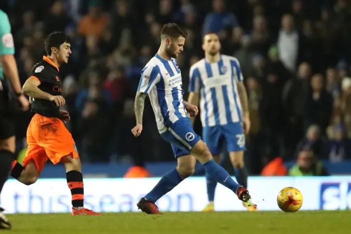 Framed Print : Intense Championship Showdown: Brighton and Hove Albion vs. Sheffield Wednesday (January 2017)
