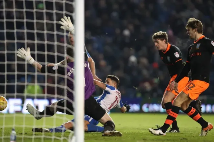 Framed Print : Intense Championship Showdown: Brighton and Hove Albion vs. Sheffield Wednesday (January 2017) Framed Print : Intense Championship Showdown: Brighton and Hove Albion vs. Sheffield Wednesday (January 2017)