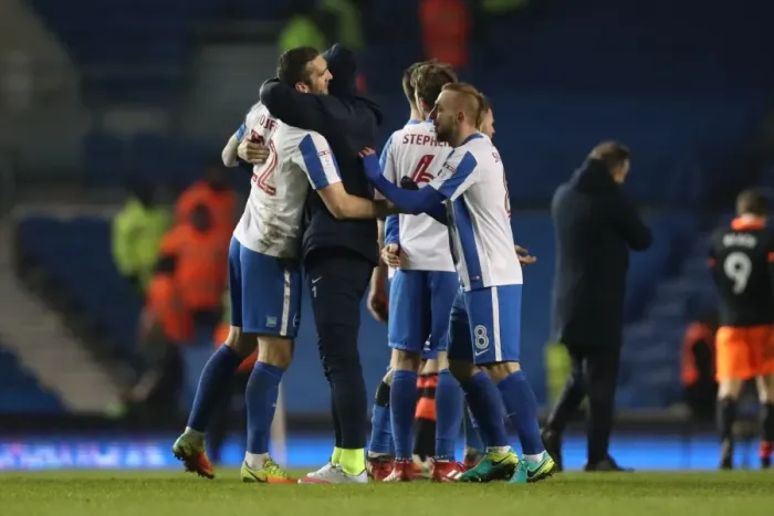 Framed Print : Intense Championship Showdown: Brighton & Hove Albion vs. Sheffield Wednesday (January 2017) Framed Print : Intense Championship Showdown: Brighton & Hove Albion vs. Sheffield Wednesday (January 2017)