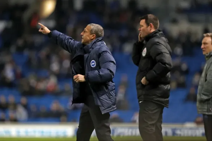 Framed Print : Intense Championship Showdown: Brighton and Hove Albion vs. Cardiff City (January 2017)