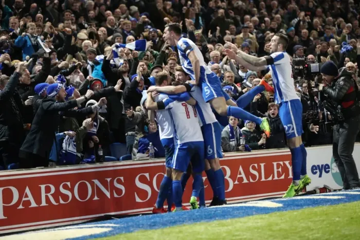 Framed Print : Intense Championship Showdown: Brighton and Hove Albion vs. Reading (25FEB17) Framed Print : Intense Championship Showdown: Brighton and Hove Albion vs. Reading (25FEB17)