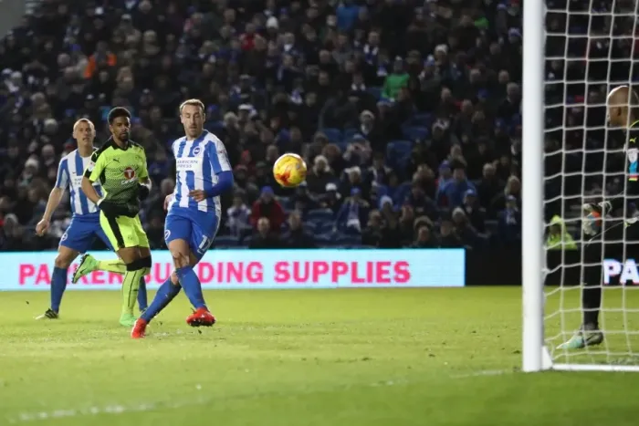 Framed Print : Intense Championship Showdown: Brighton and Hove Albion vs. Reading (25FEB17) Framed Print : Intense Championship Showdown: Brighton and Hove Albion vs. Reading (25FEB17)