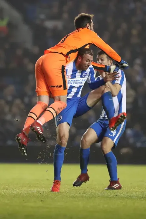 Framed Print : Intense Championship Showdown: Brighton & Hove Albion vs. Derby County (10th March 2017) Framed Print : Intense Championship Showdown: Brighton & Hove Albion vs. Derby County (10th March 2017)