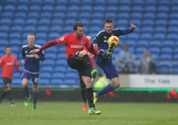 Framed Print : Intense Championship Showdown: Cardiff City vs. Brighton and Hove Albion (20FEB16) Framed Print : Intense Championship Showdown: Cardiff City vs. Brighton and Hove Albion (20FEB16)