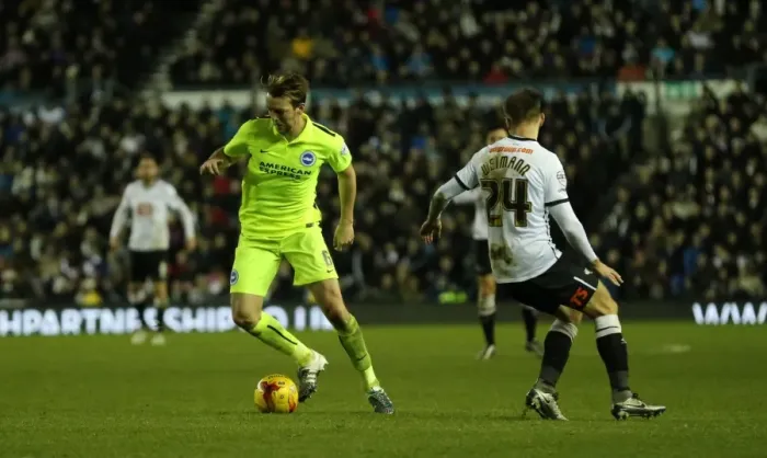 Framed Print : Intense Championship Showdown: Derby County vs. Brighton & Hove Albion at iPro Stadium (12DEC15) Framed Print : Intense Championship Showdown: Derby County vs. Brighton & Hove Albion at iPro Stadium (12DEC15)